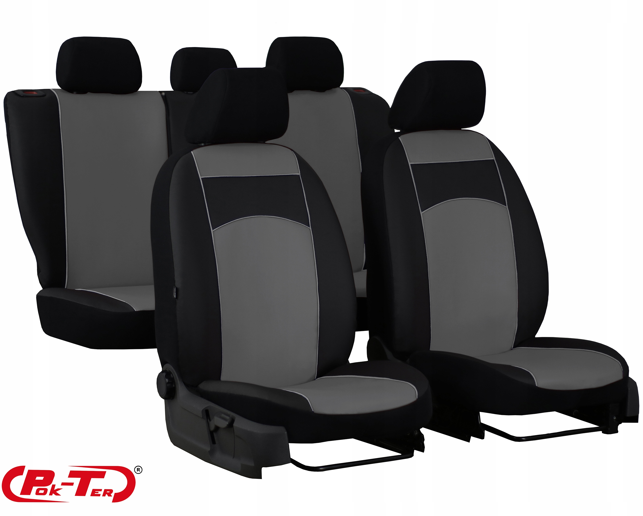 SKÓRZANE POKROWCE MIAROWE DO KIA PICANTO 1 Kolor beżowy bordowy zielony czarny czerwony niebieski szary