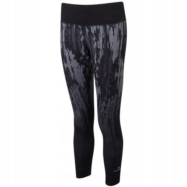 Legginsy do Biegania Ronhill S Damskie Momentum Crop Tight Szare