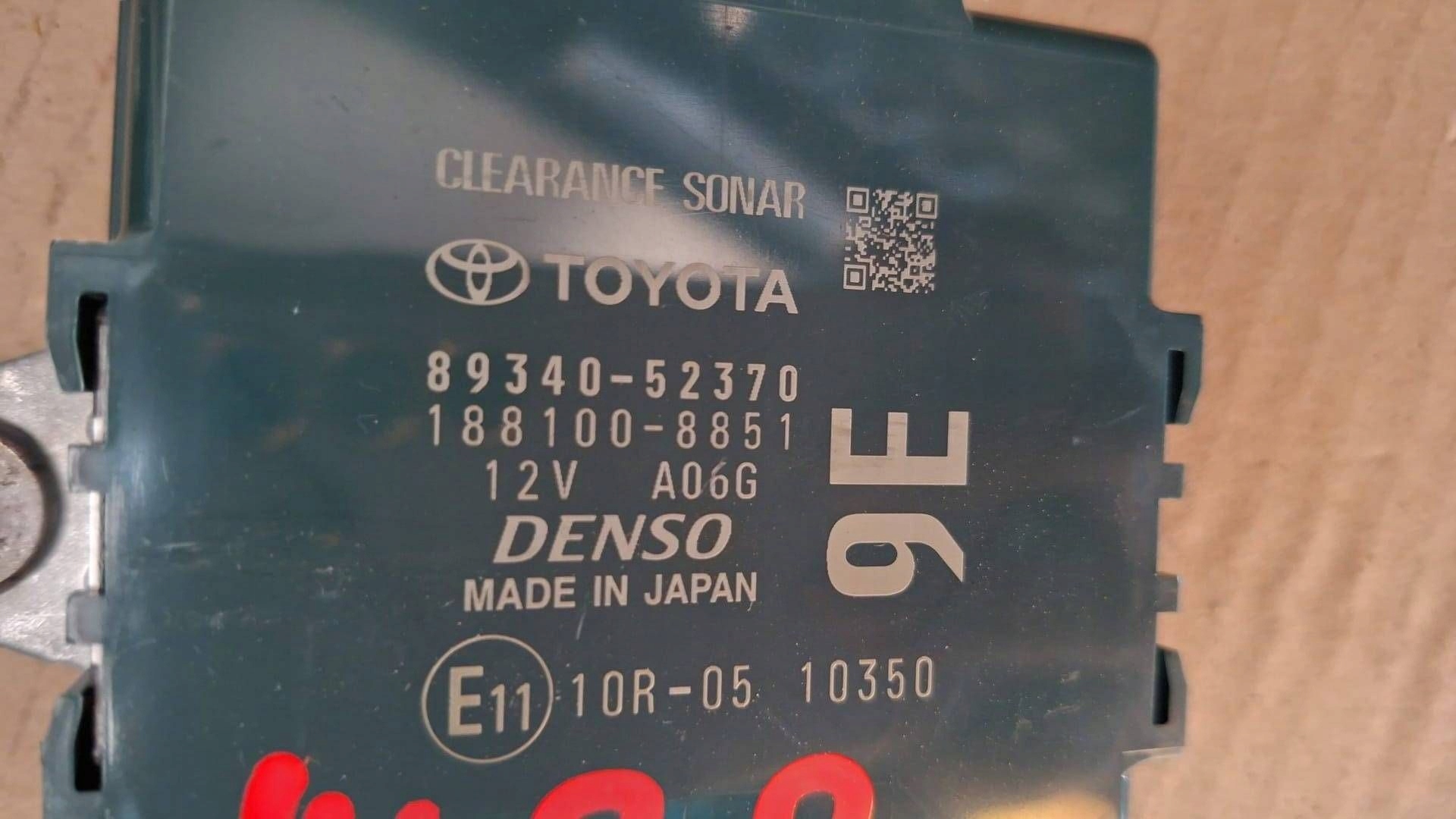 Module PDC Mazda 2 2024r 89340-52370