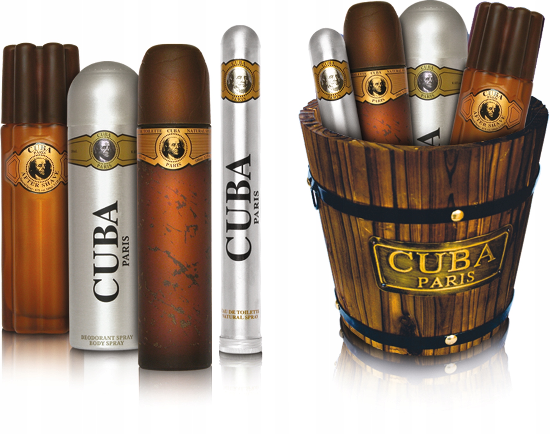 

Męskie Perfumy Cuba Gold Duży Zestaw Wiaderko