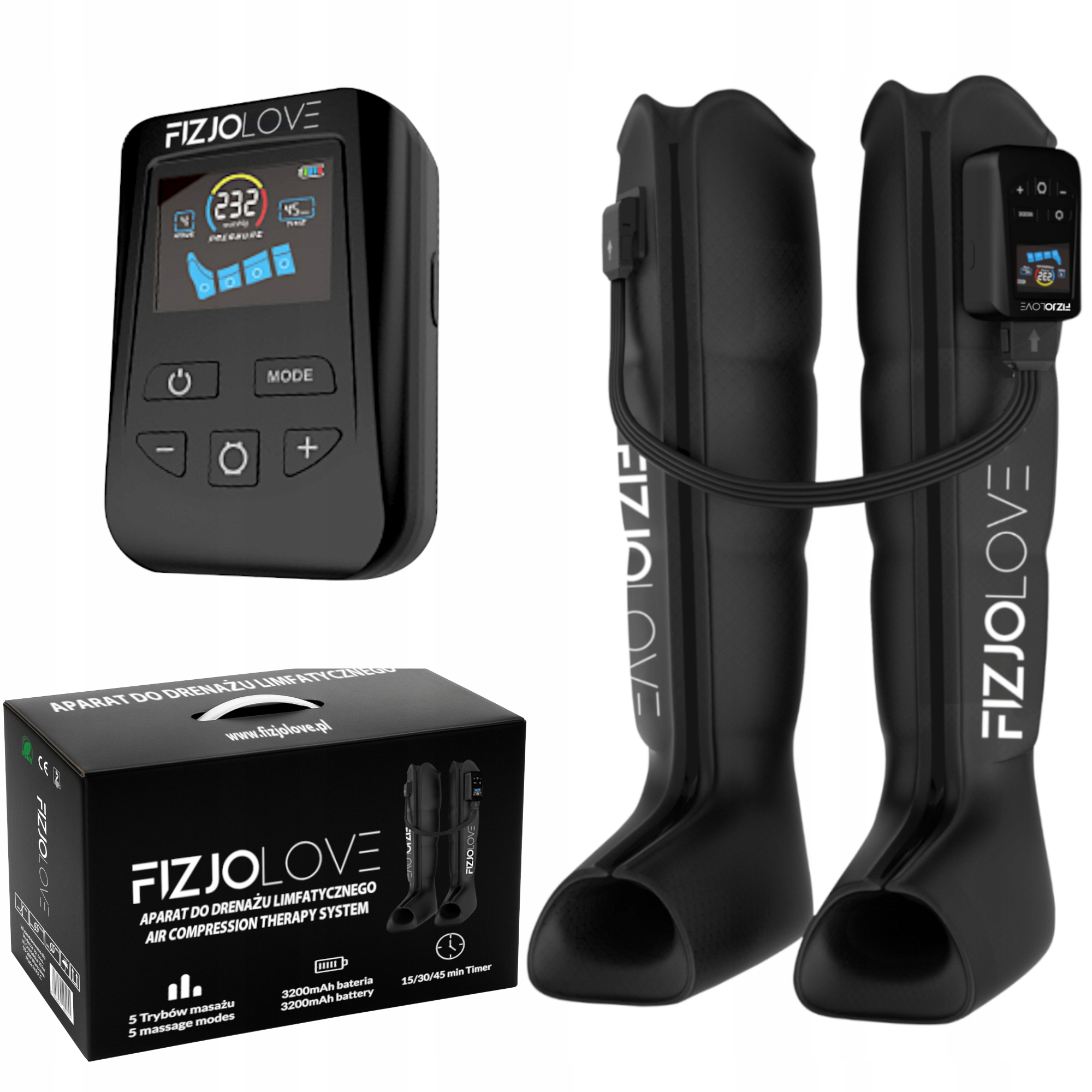 Drenaż Limfatyczny Urządzenie Uciskowe Masażer nóg Fizjolove Presoterapia