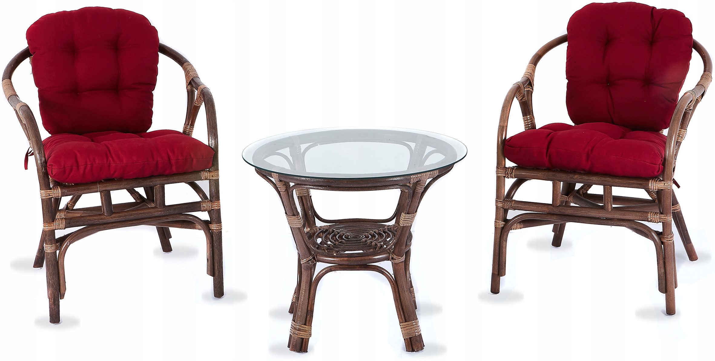 ZESTAW MEBLI RATTANOWYCH ogrodowych taras balkon