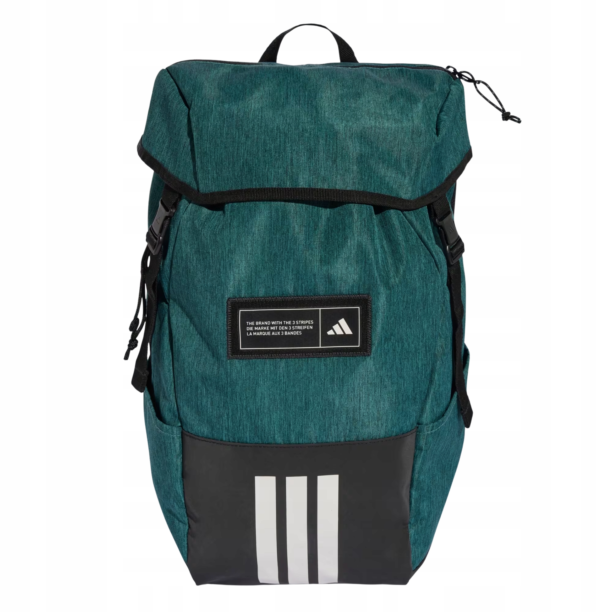 Plecak Sportowy Adidas Szkolny Miejski Backpack Młodzieżowy Zielony