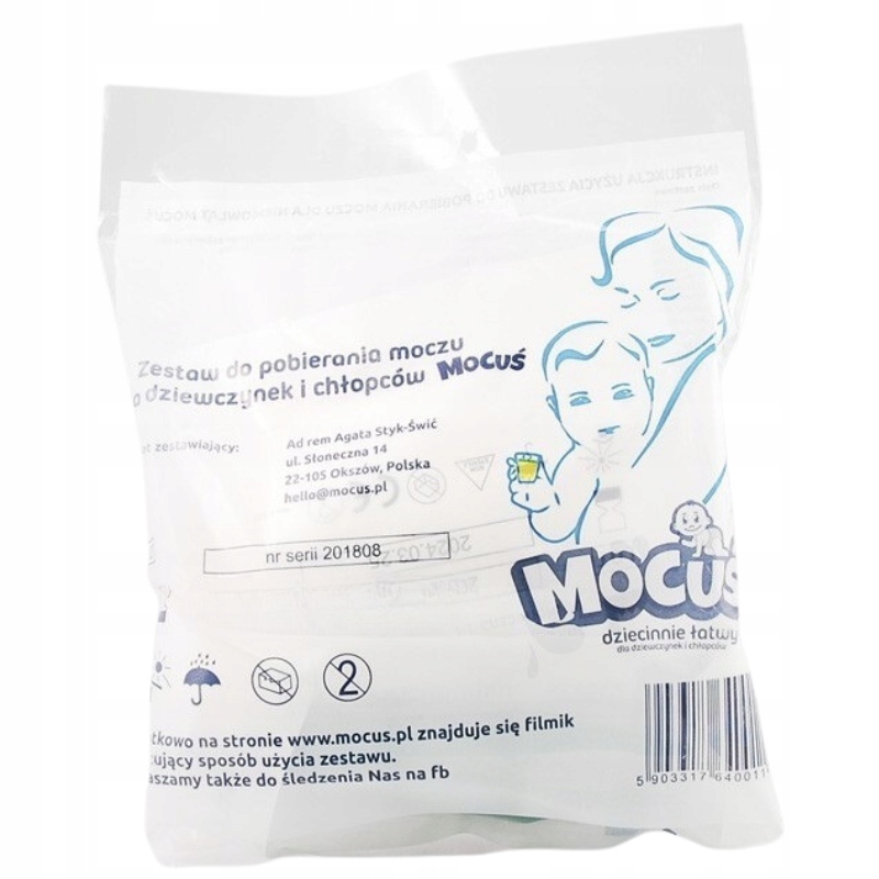 

Zestaw Do Pobierania Moczu Dla Dzieci Mocuś Nowy