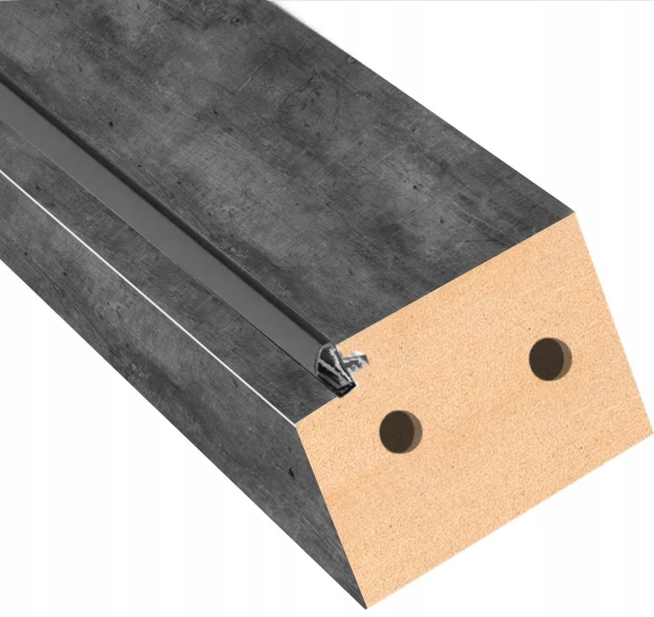Pevná zárubeň 90 mm Mdf Loft beton