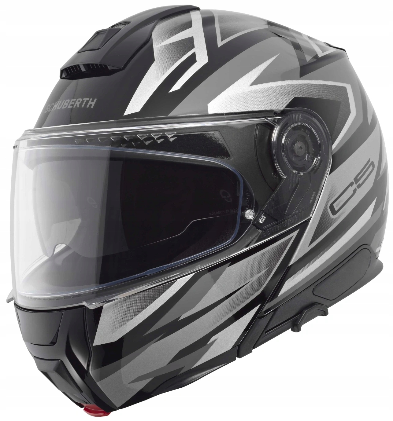 Schuberth C5 Zenith Čierna Motocyklová Prilba S Čeľusťou XL
