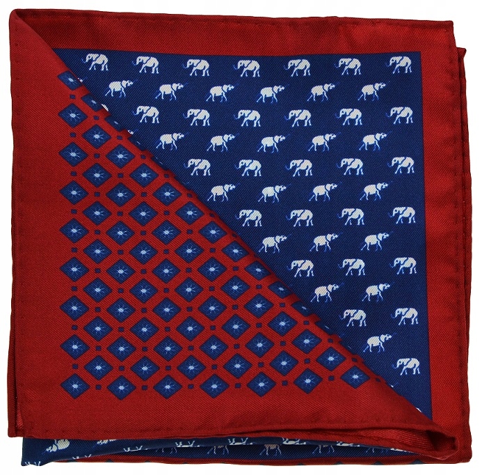 

Elegancka Poszetka Jedwabna Hand Made MIX Wzorów