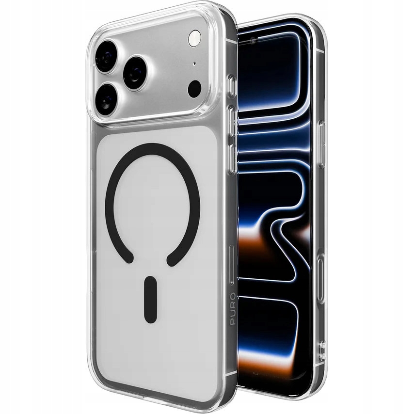 Pouzdro Puro pro iPhone 17 Pro Max, pouzdro MagSafe kryt, módní, tenké pouzdro