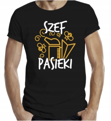 Prezent KOSZULKA SZEF PASIEKI czarna rozm.XXL