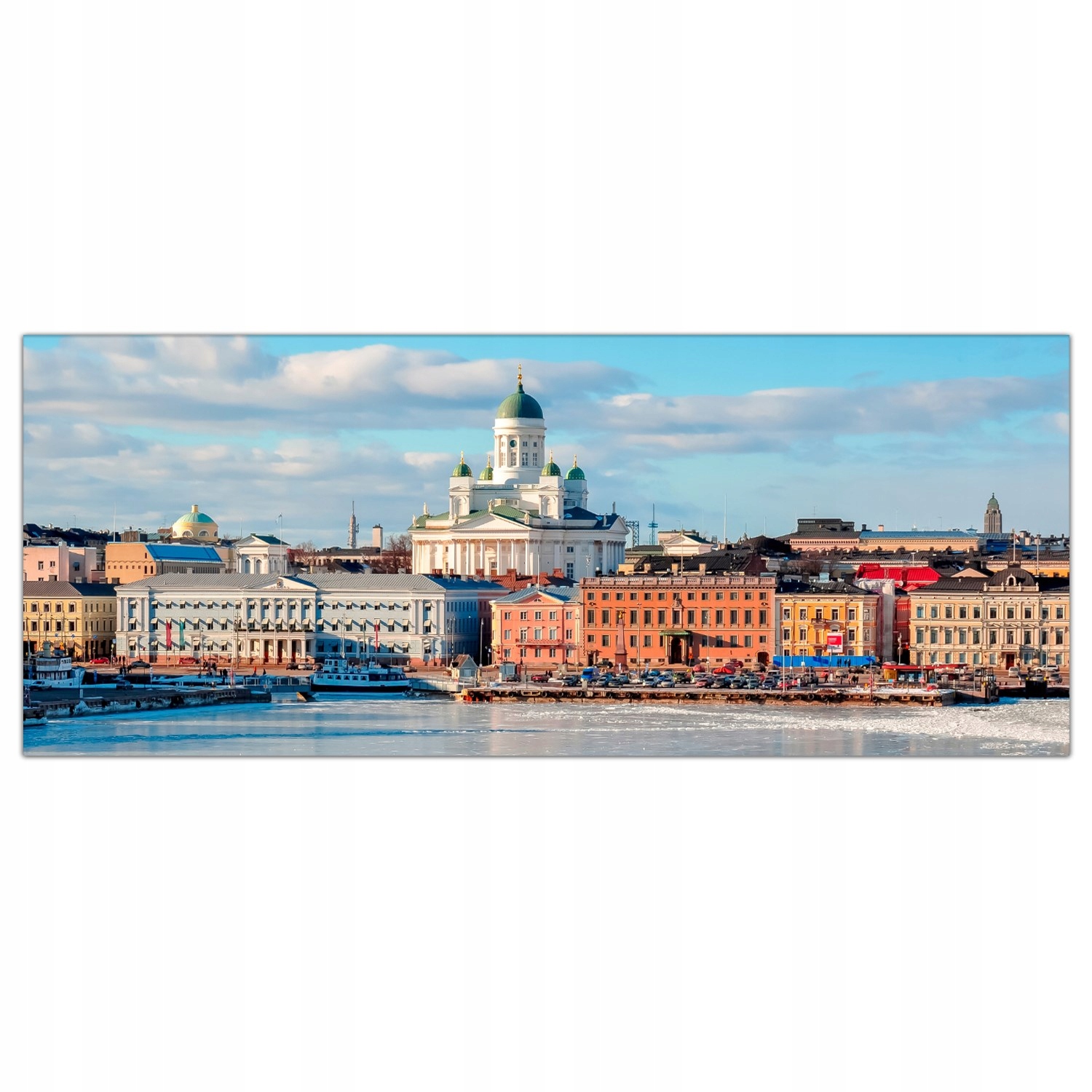 

Obraz na szkle Foto Miasto Zima Krajobraz 125x50
