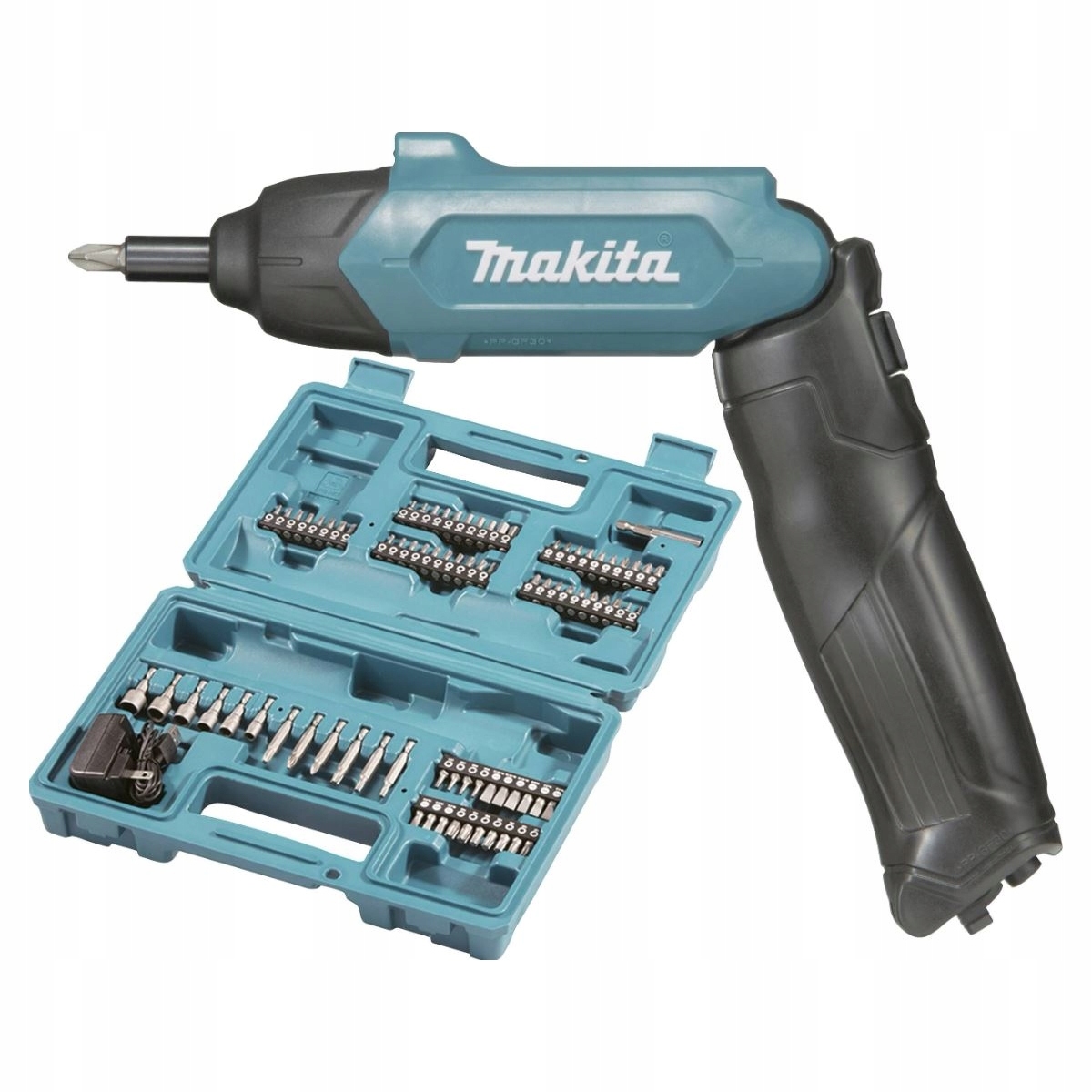 

Wkrętarka akumulatorowa przegubowa 81części Zestaw