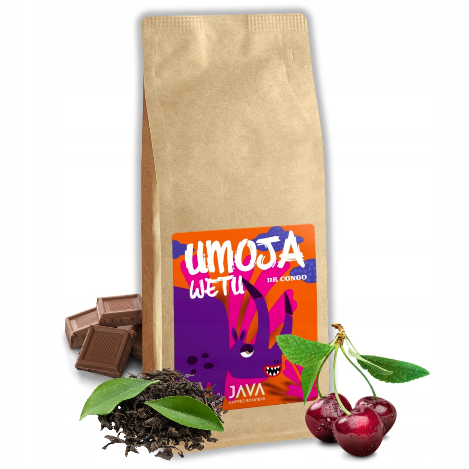 Levně Káva zrnková 100% Arabika Kongo Umoja 1 kg, čerstvě pražená, k přelití