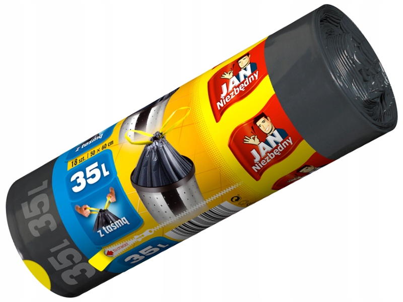 

Jan Niezbędny Worki Z Taśmą Classic 35L Hd Mocne