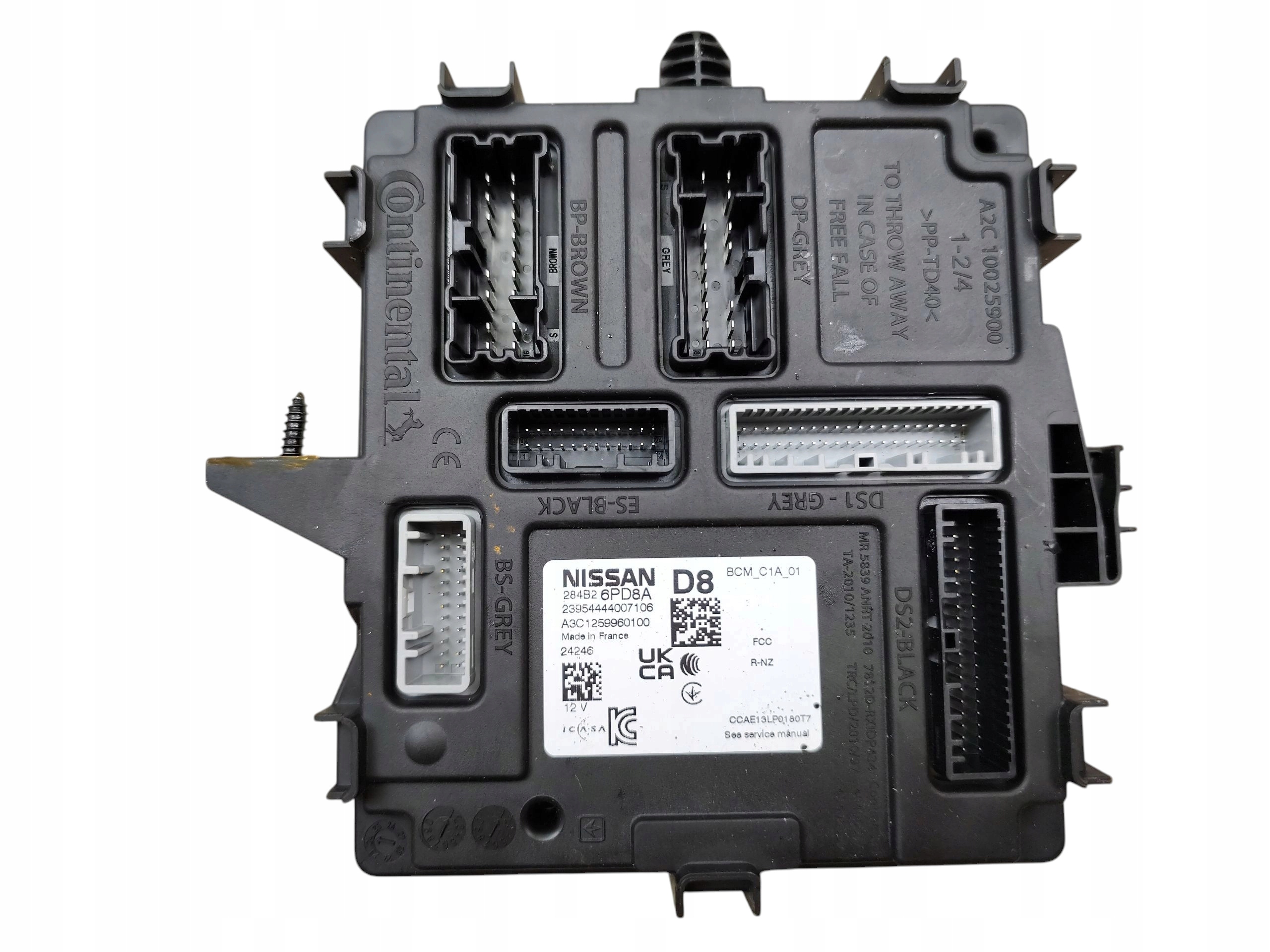 compartment module BCM KOMFORTU NISSAN JUKE II F16 284B2-6PD8A
