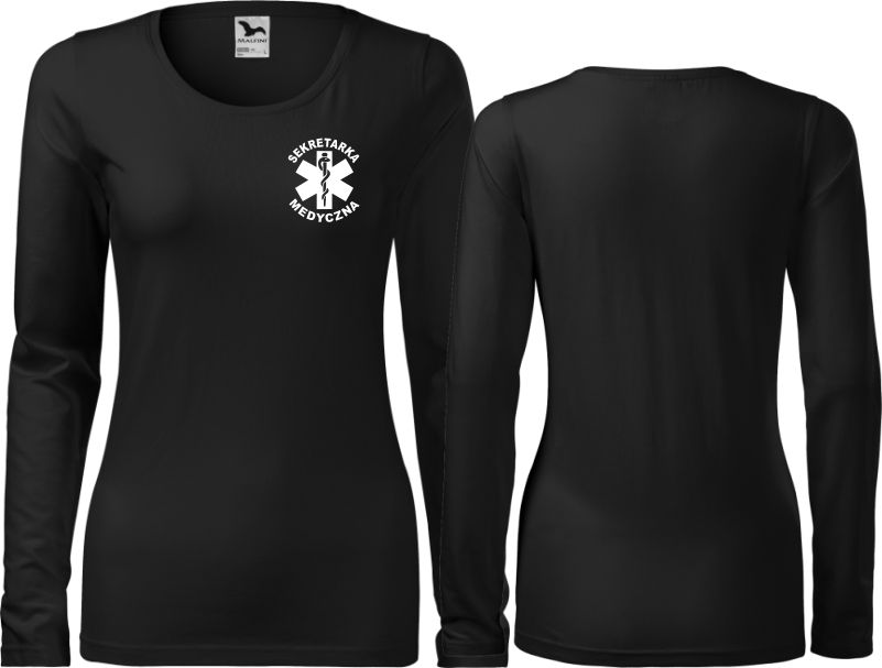 

Longsleeve Sekretarka Medyczna Czarna Xs