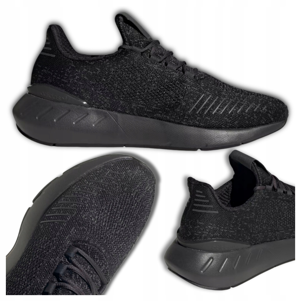 Pánské boty Adidas Swift Run 22 Sportovní Pohodlné Lehké Černé Vel. 42