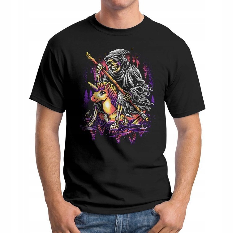 

Koszulka T-Shirt Reaper Unicorn Czarny Humor L