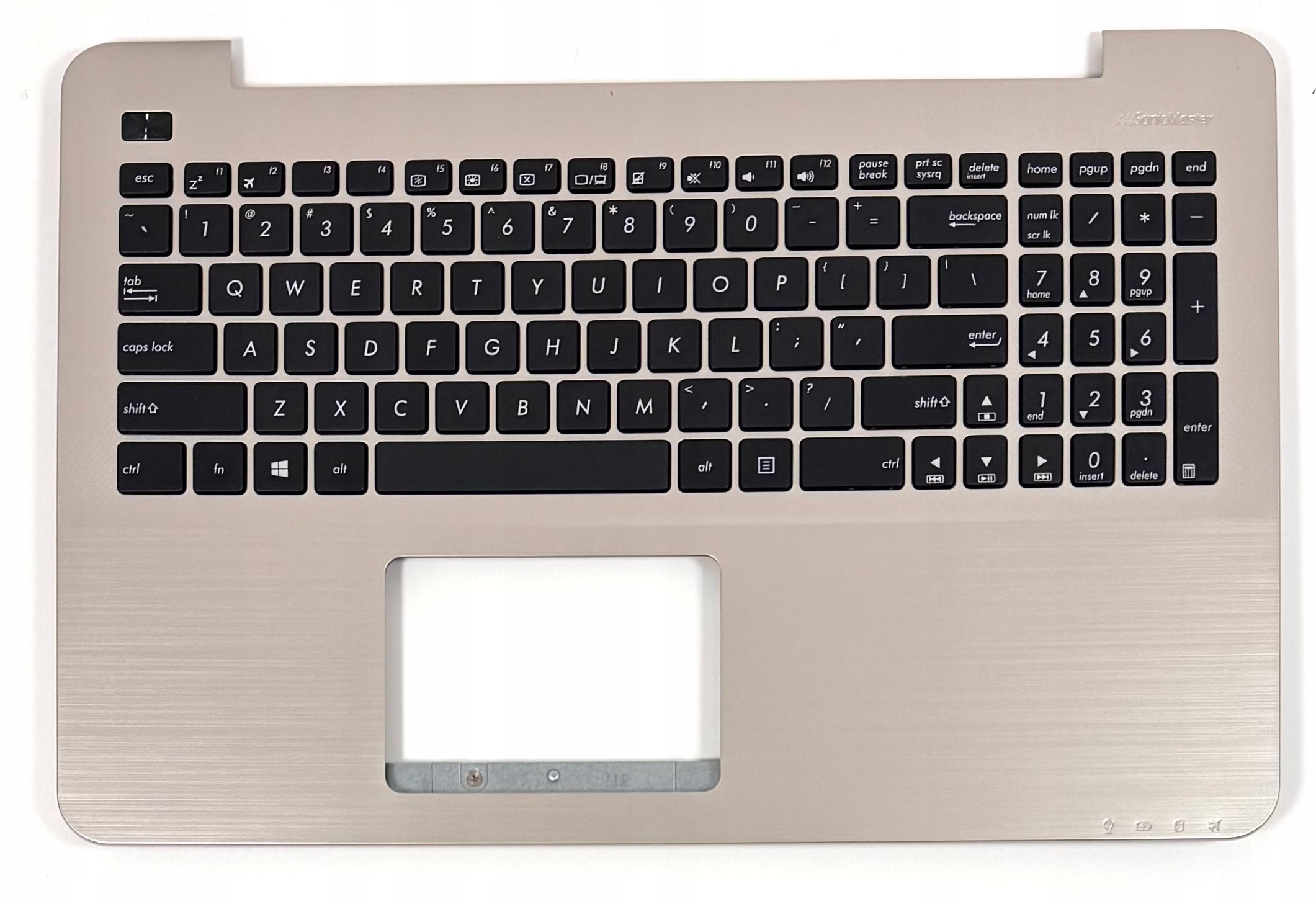 Pouzdro Palmrest Klávesnice Asus X555 R556L K555 R556QA Zlatá