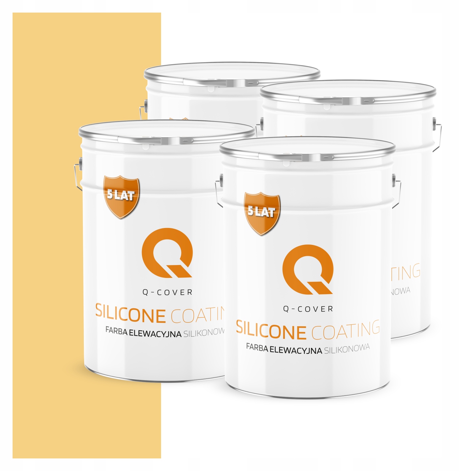 Fasádna farba Fasádová 10L Silikónová Uv Farba Žltá