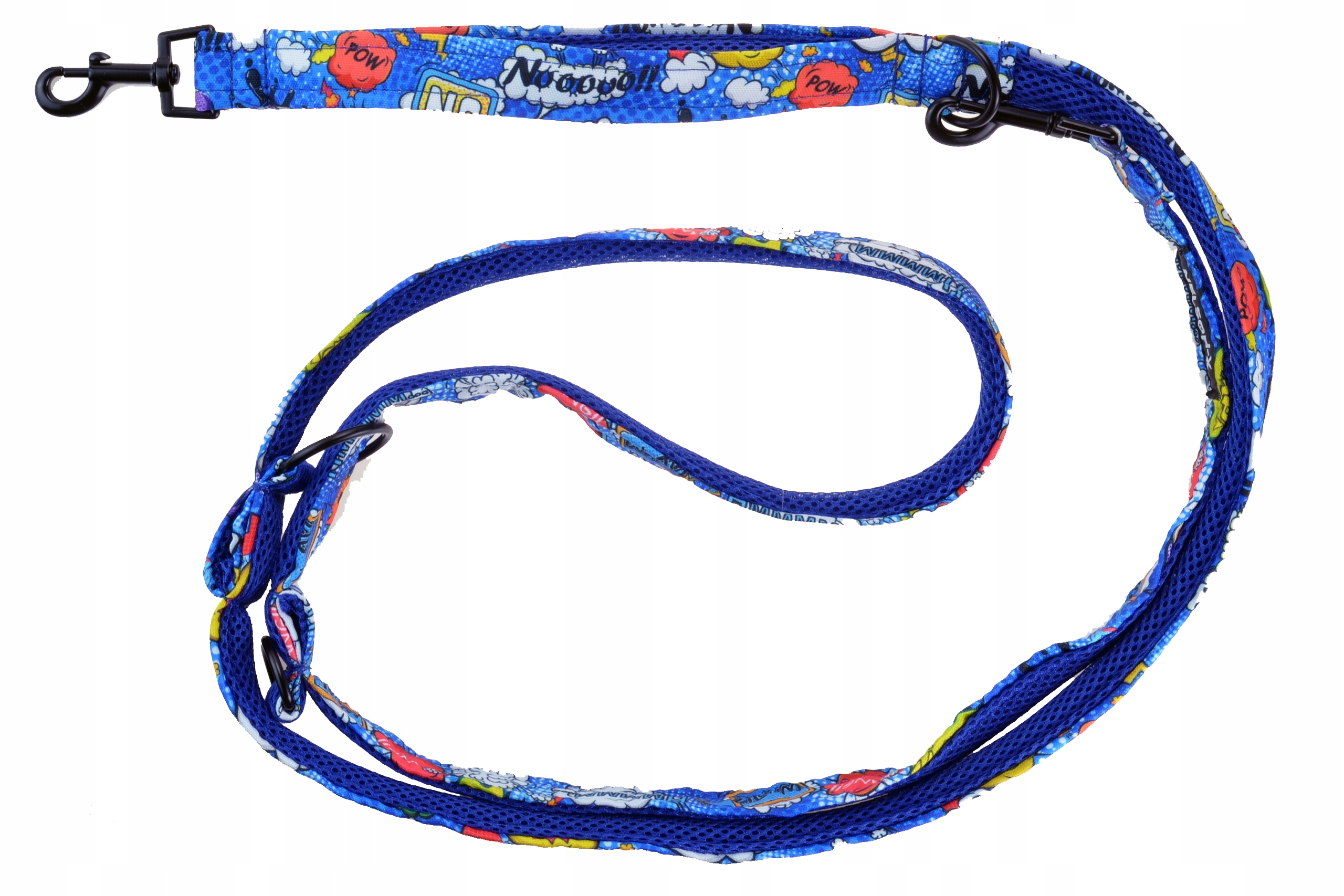 Levně Vodítko Přepínací Pro Psa Nelson-x Floral Black 3 M/2,5 CM Std S Rukojetí Kouzla