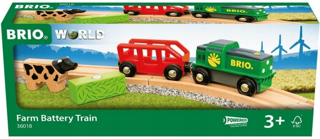Brio Pociąg na baterie Farma
