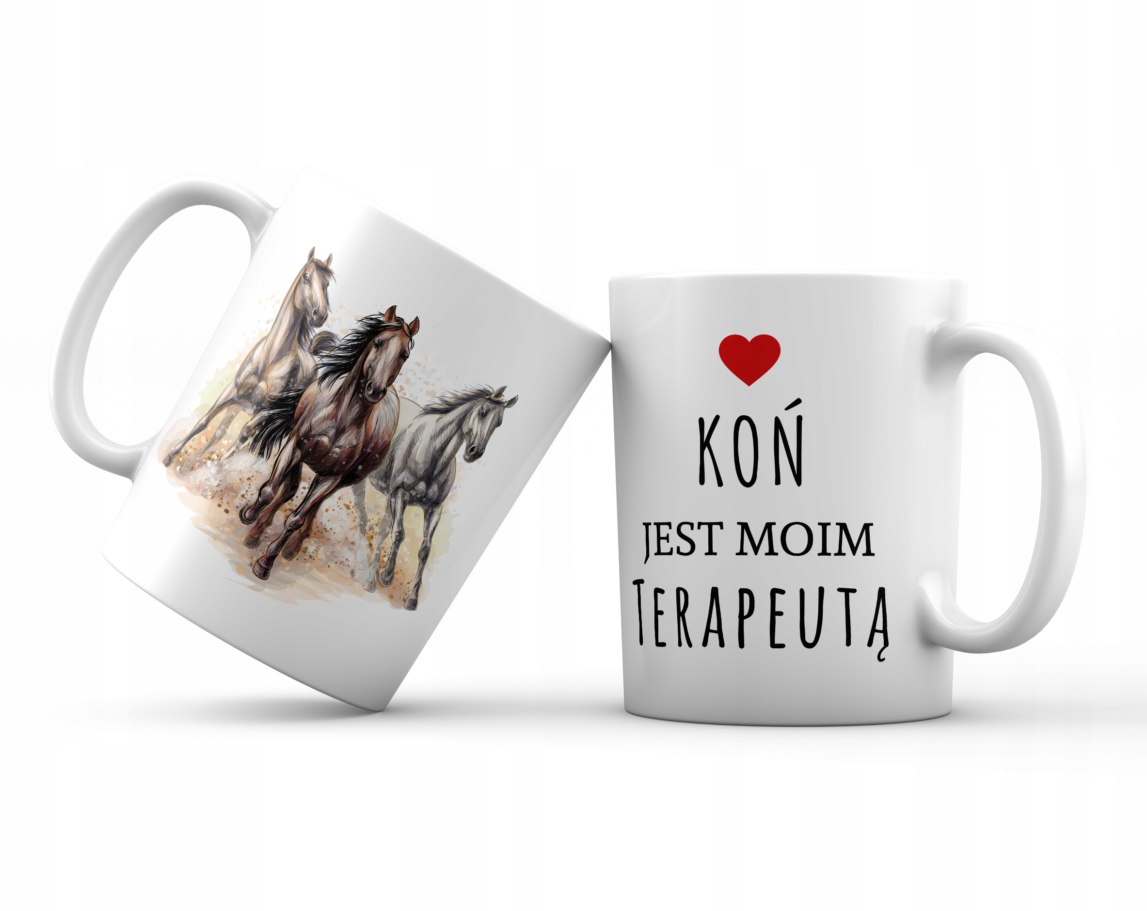 

Kubek dla wielbiciela koni Koń Konie Terapeuta