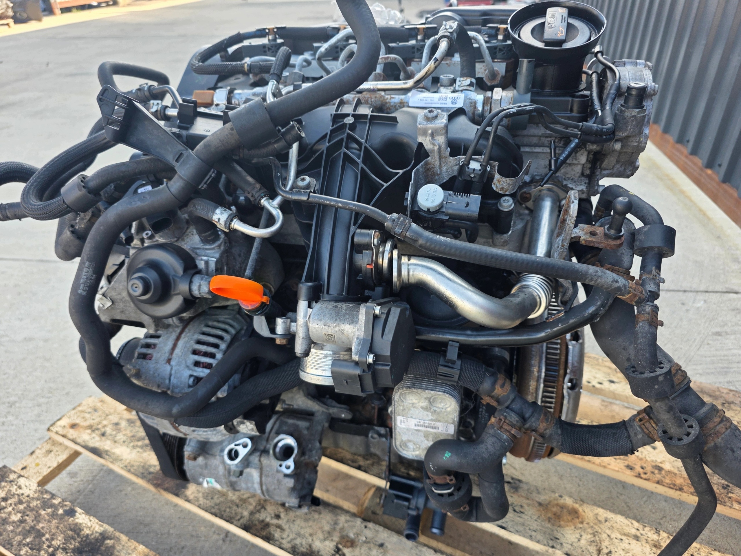 engine complete AUDI VW SEAT SKODA 2.0 TDI CFF CFFB 159484 KM original *3