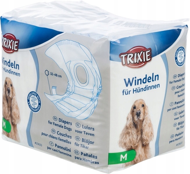 

Trixie Pieluchy Pampersy Dla Suczki Roz. M 12szt
