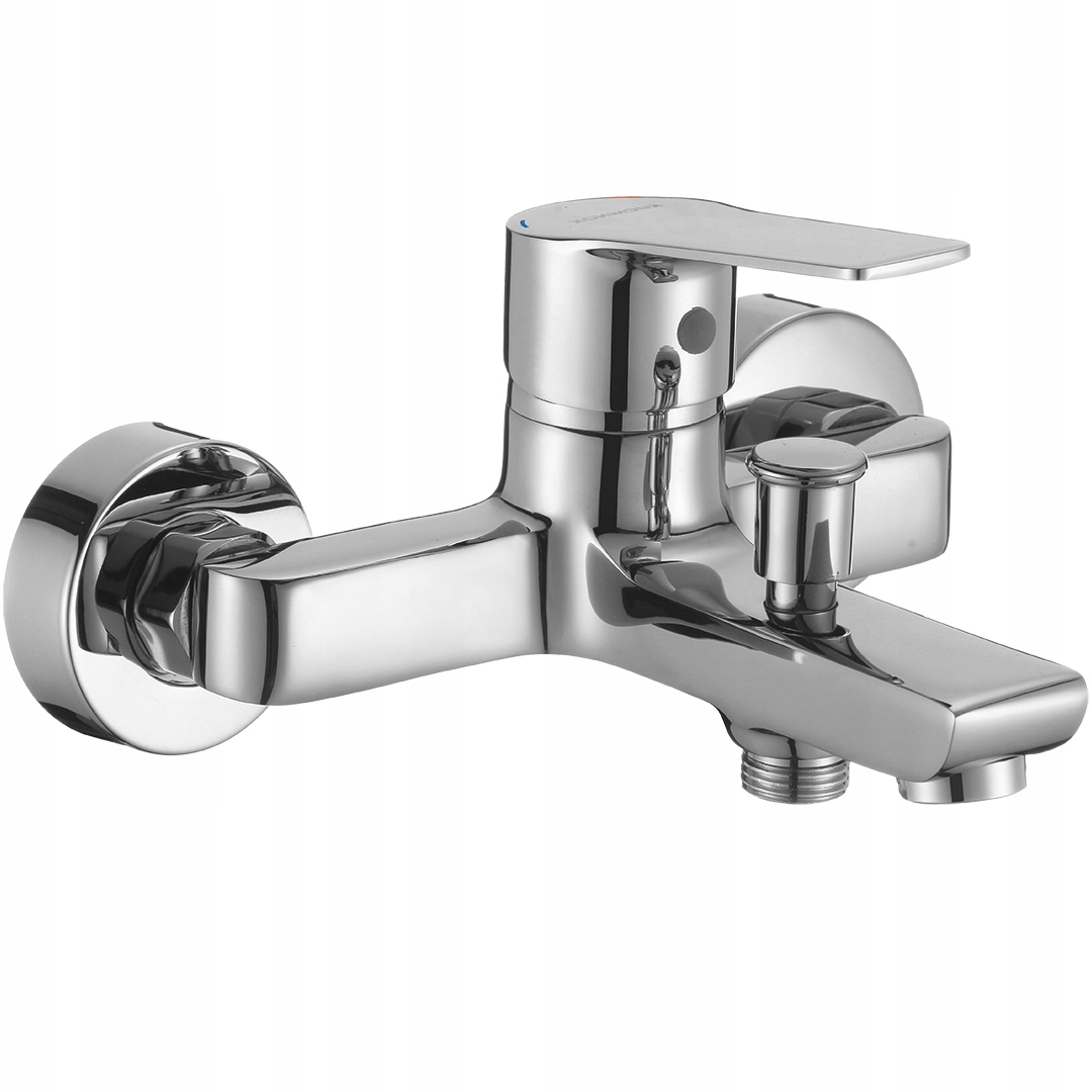 Borgo nástěnná vanová baterie, chrom, páková,