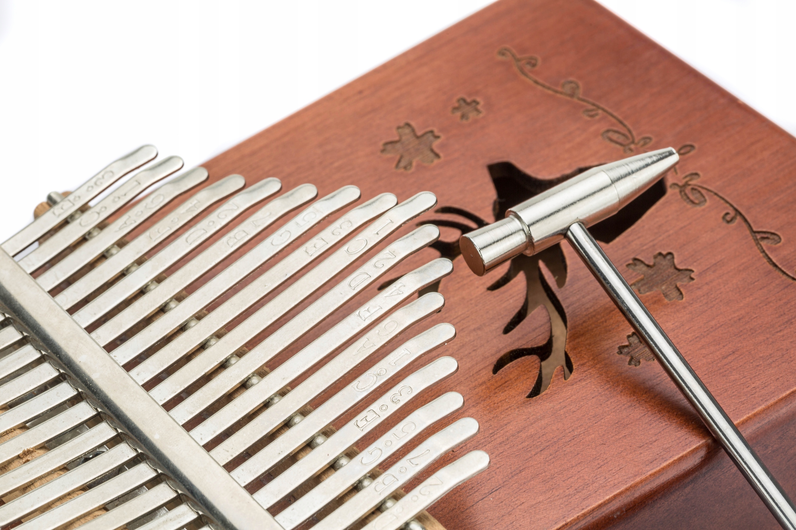 KALIMBA Drewniana INSTRUMENT KARIMBA PIANINO MAHOŃ ZANZA MBIRA Marka inna