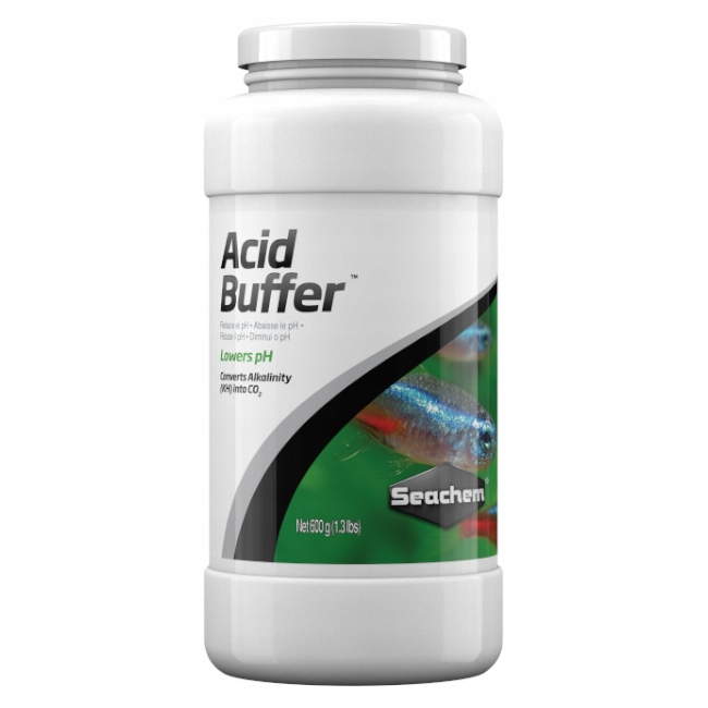 Levně Seachem Acid Buffer 5.0 8.0 pH vody 600 g Úpravní Pufr Snižující pH