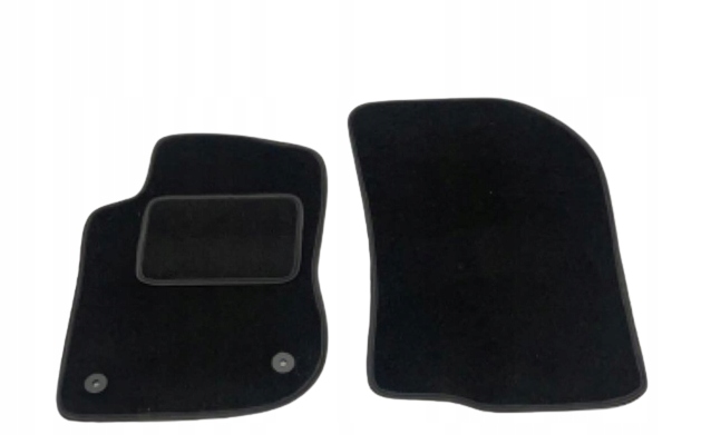 Wycieraczki Dywaniki samochodowe CZARNE do samochodu PRZÓD Liczba elementów 2