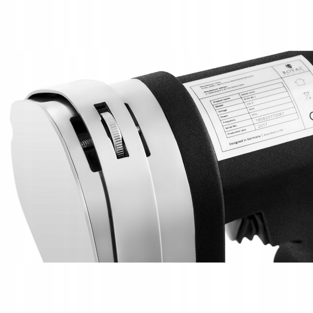 Nóż do kebaba gyrosa elektryczny Royal Catering 32 Model RCKK-80.1