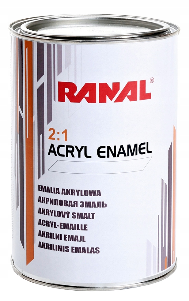 RANAL АКРИЛОВАЯ ЭМАЛЬ 9005MAT 0.8 L+0.4 L