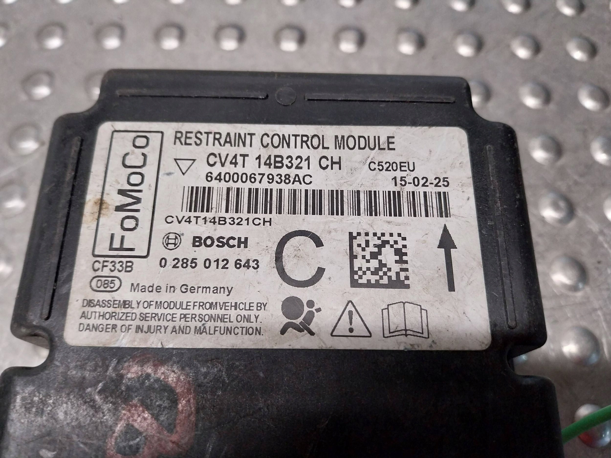 modulo SENSOR airbag airbag CV4T-14B321-CH FORD KUGA MK2