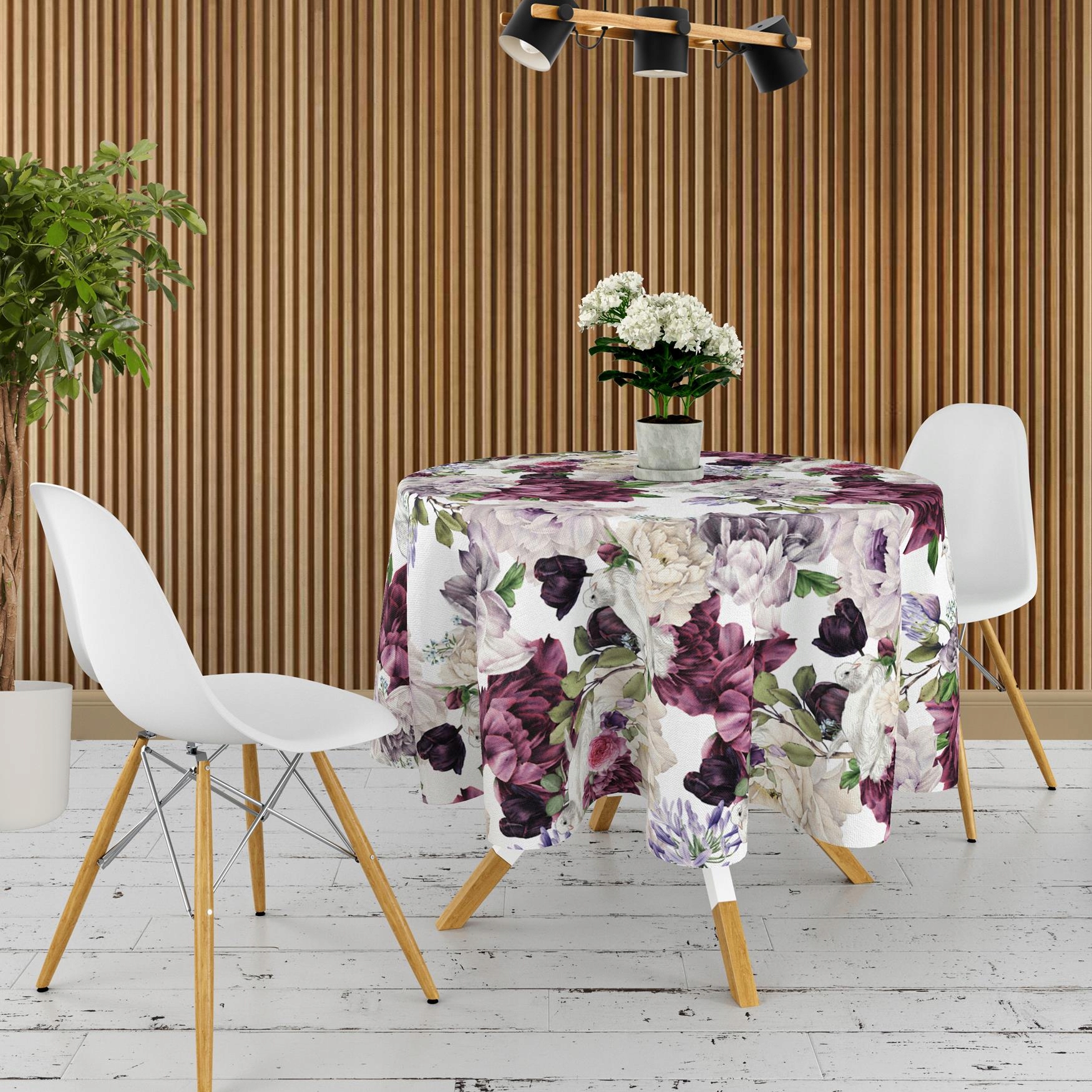 OBRUS OKRĄGŁY NA STÓŁ DEKORACYJNY 150 WZÓR KOŁO 080 Stan opakowania oryginalne