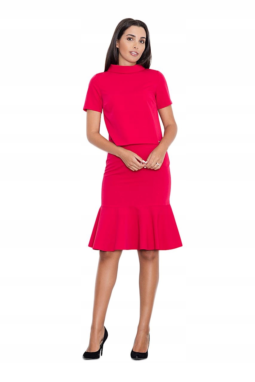 

Figl Spódnica M538 (XL) Damskie Czerwony
