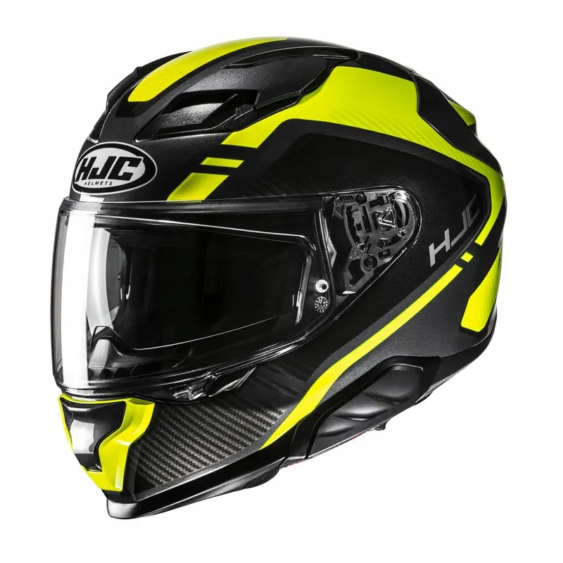 Integrálna motocyklová prilba Hjc F71 Tozz Black/Yellow L
