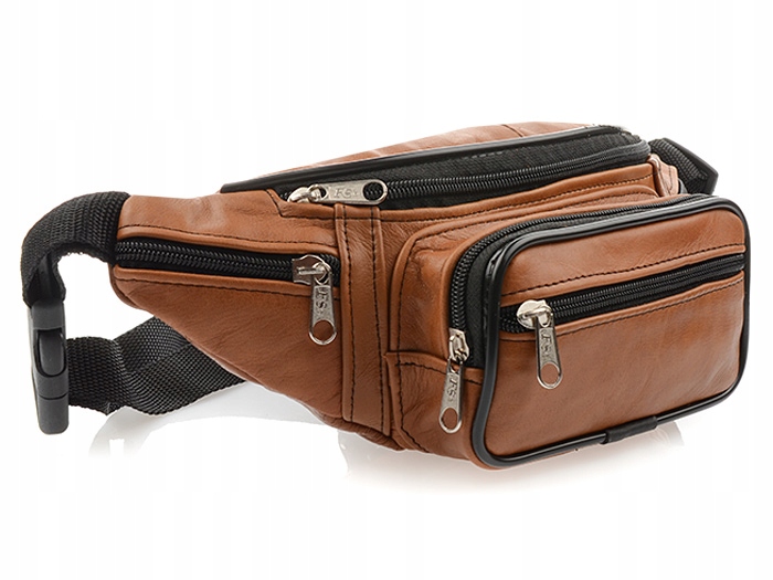 

Skórzana saszetka nerka biodrówka Beltimore