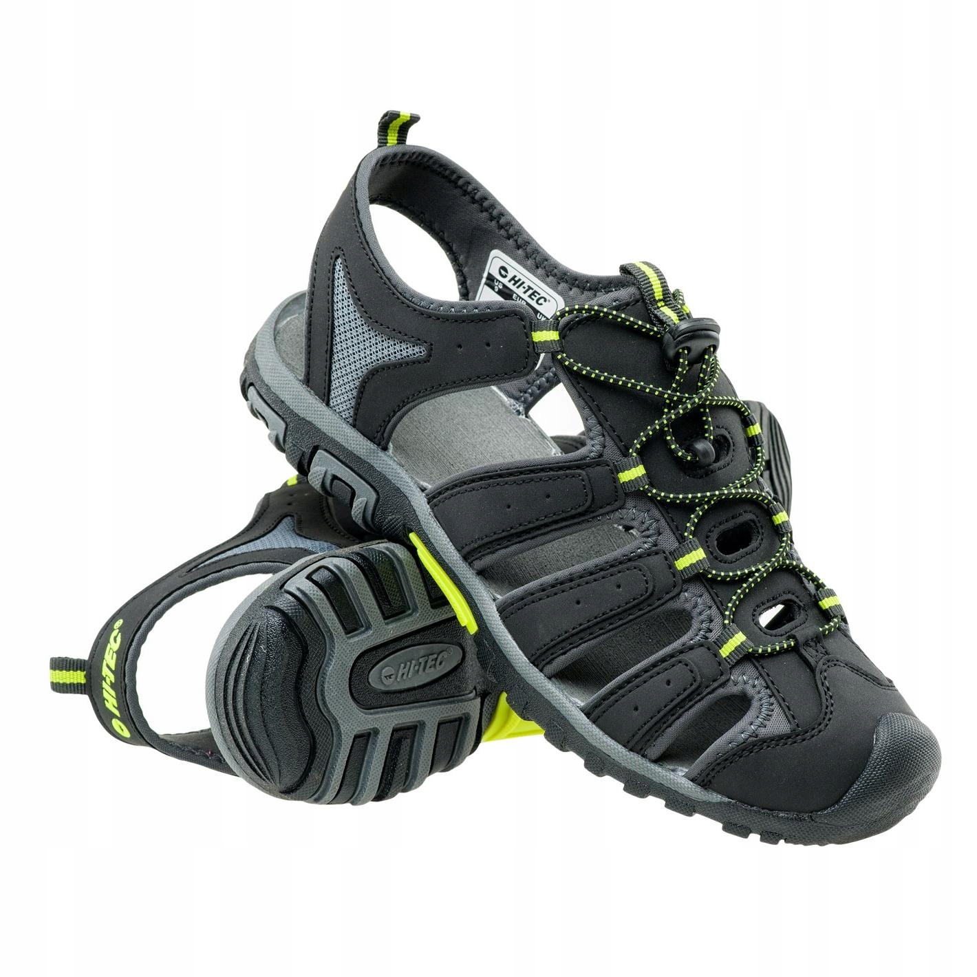 Pánské sandály Eritio Black/lime