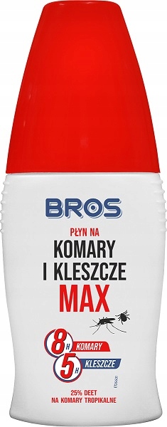 

Bros Płyn Środek Na Komary I Kleszcze Max 50ml