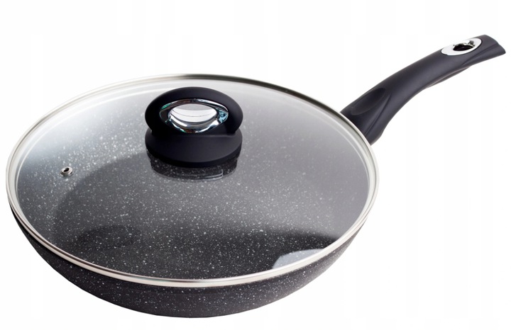 

Patelnia Z Pokrywą Indukcja Gaz 28CM Non-stick