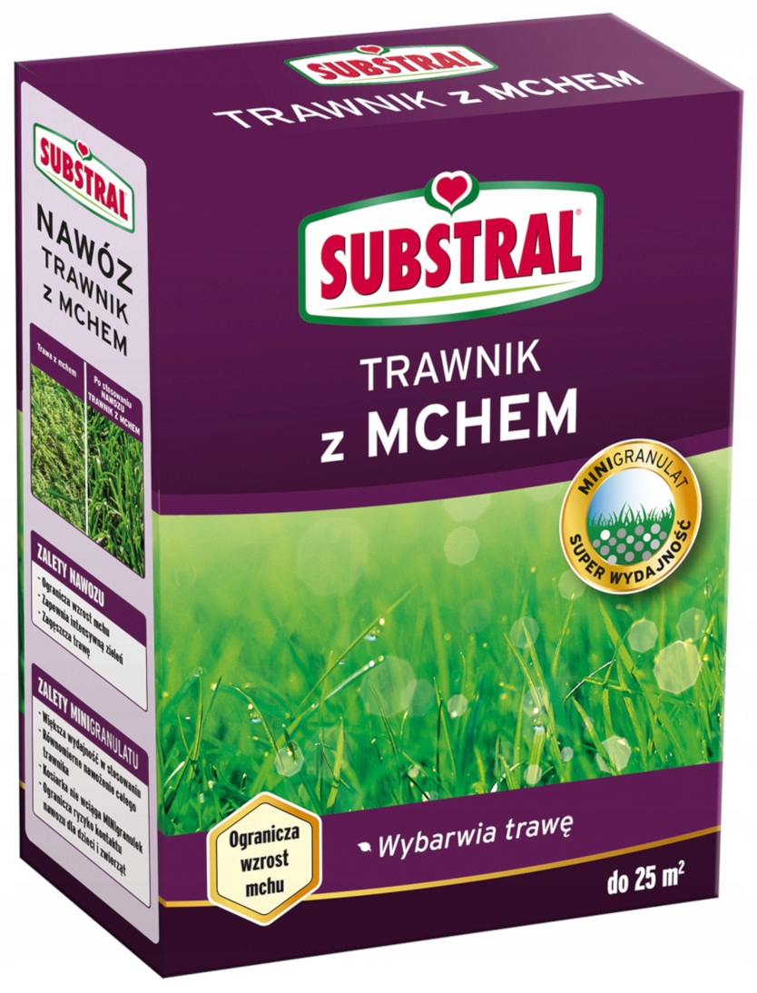 

Nawóz do trawnika z mchem Substral 1 kg 100 dni