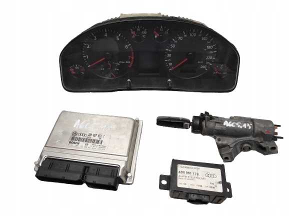 AUDI A6 C5 97- 2.8 V6 ZESTAW STARTOWY STEROWNIK 3B0907551T