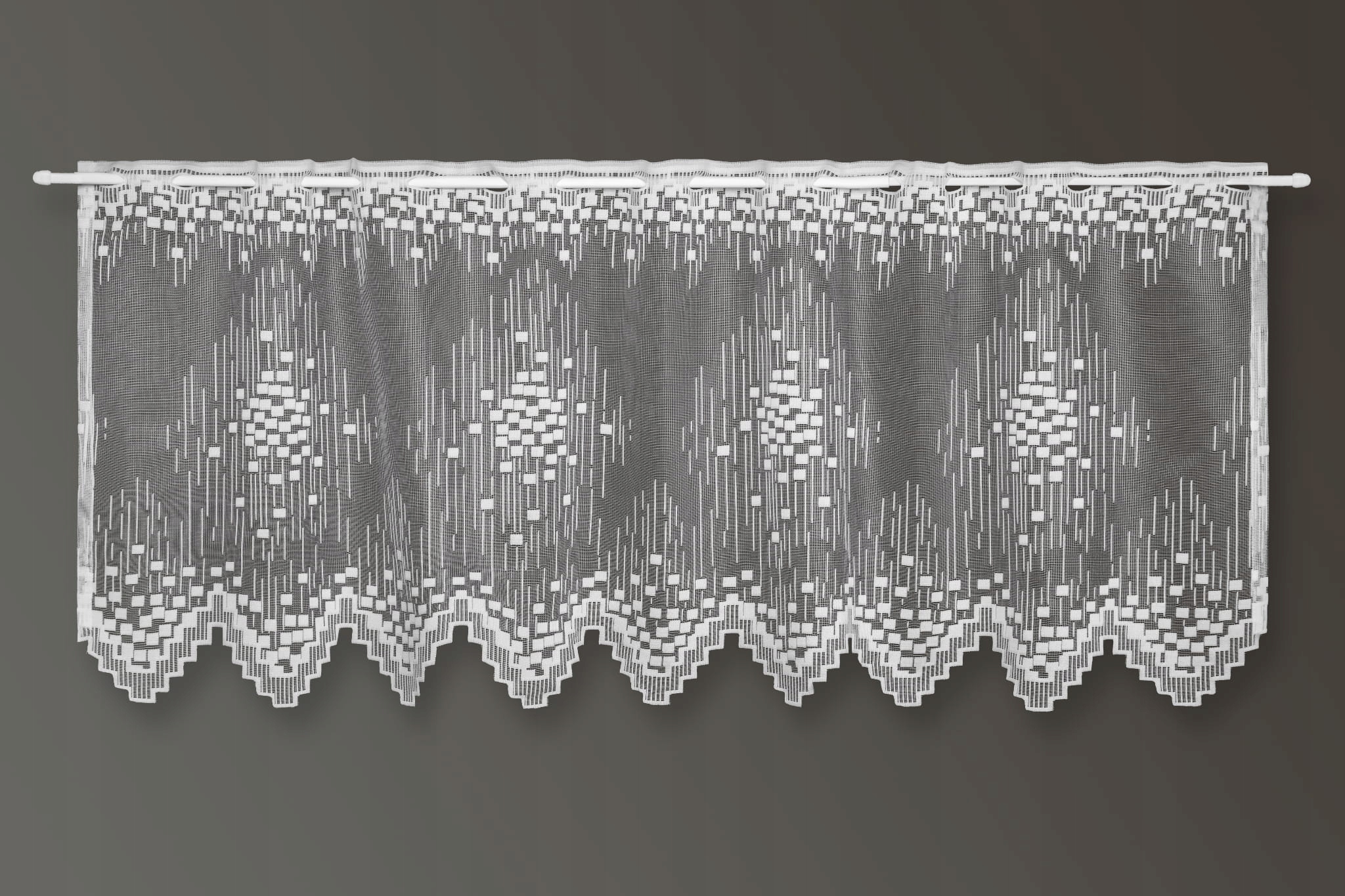 

Zazdrostka/lambrekin biały Rodan Jk 8816 wys.90cm