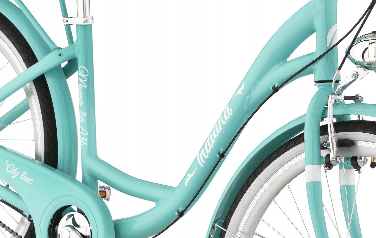 Rower miejski INDIANA 26 cali damski + Koszyk Model Moena A3B