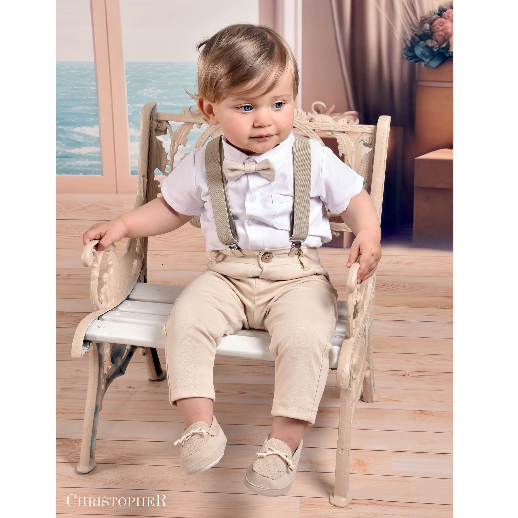 Komplet Chłopięcy do Chrztu Christopher rozmiar 74