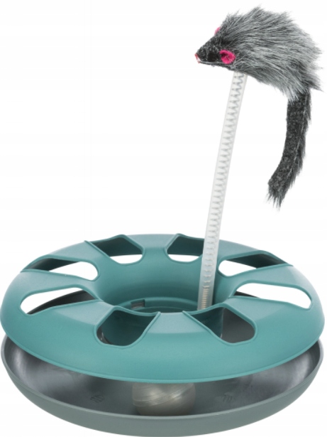 

Zabawka dla kota kółko z piłką i myszką Trixie