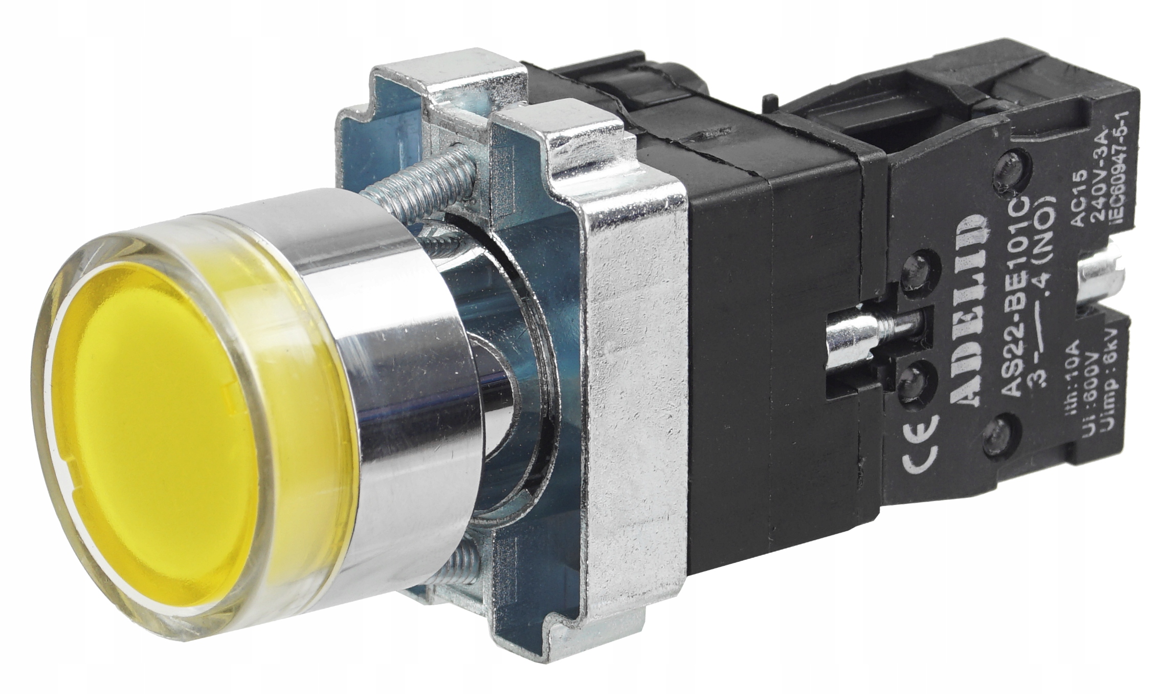 PRZYCISK STEROWNICZY ŻÓŁTY PODŚWIETLANY BW3561 XB2