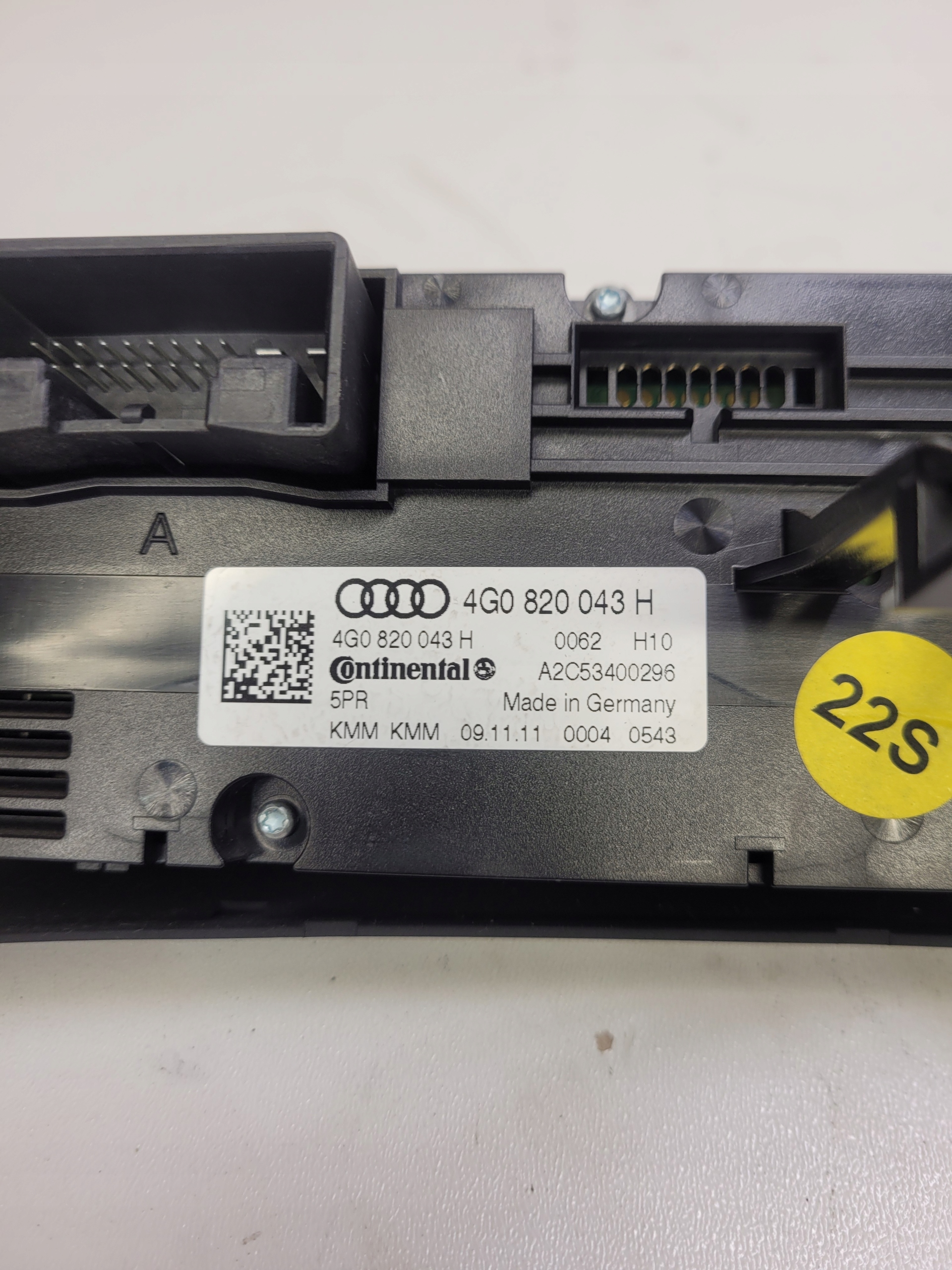 PANEL KLIMATRONIK AUDI A6 C7 A7 4G0820043H